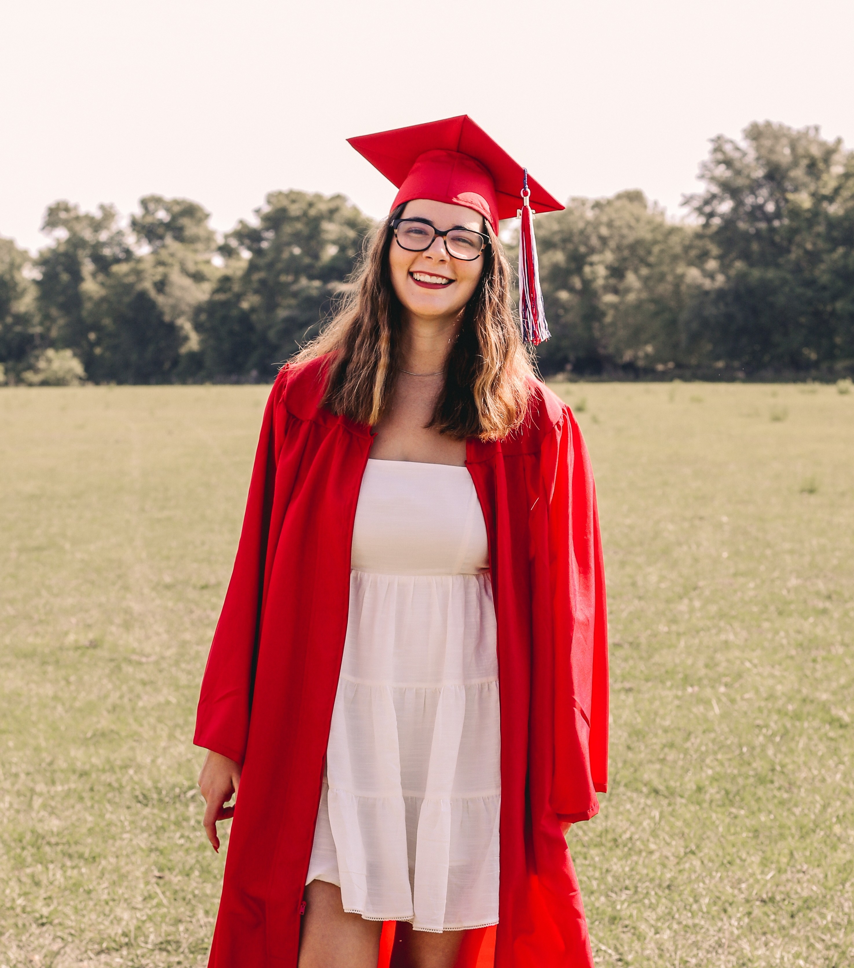 Student in Cap and Gown
